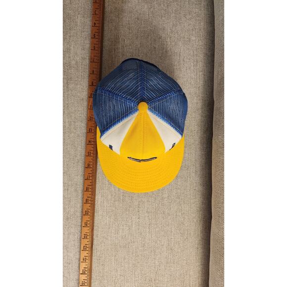 VINTAGE San Diego Chargers AJD NFL 1980s Lucky Stripes SnapBack Trucker Hat - Picture 12 of 14